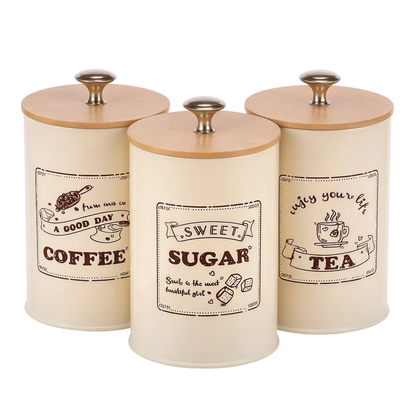 Coffee Bean Storage Airtight Containers for Food Conteiners Simple Style Bamboo Cover Iron Art Tea Can Sugar Bowl Kitchen Items
Coffee Bean Storage Airtight Containers for Food Conteiners Simple Style Bamboo Cover Iron Art Tea Can Sugar Bowl Kitchen Items