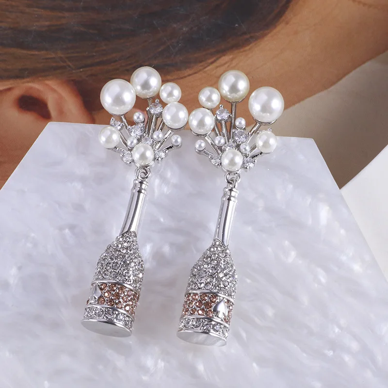 High Quality 1:1 Jewelry Champagne Pearl Stud Earrings Gift For Women Wife Mom Girlfriend Fashion Jewelry
High Quality 1:1 Jewelry Champagne Pearl Stud Earrings Gift For Women Wife Mom Girlfriend Fashion Jewelry