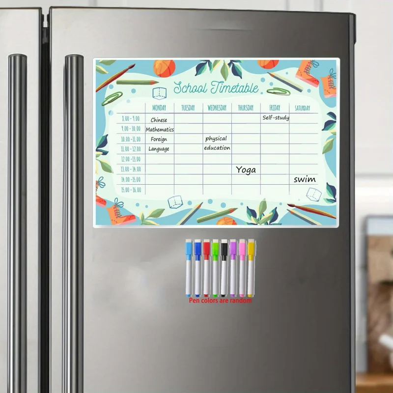 Magnetic dry-erase whiteboard set,Reusable Refrigerator Planning Chart,School Schedule,Class Schedule,To-do list,Memo,Very suita
Magnetic dry-erase whiteboard set,Reusable Refrigerator Planning Chart,School Schedule,Class Schedule,To-do list,Memo,Very suita