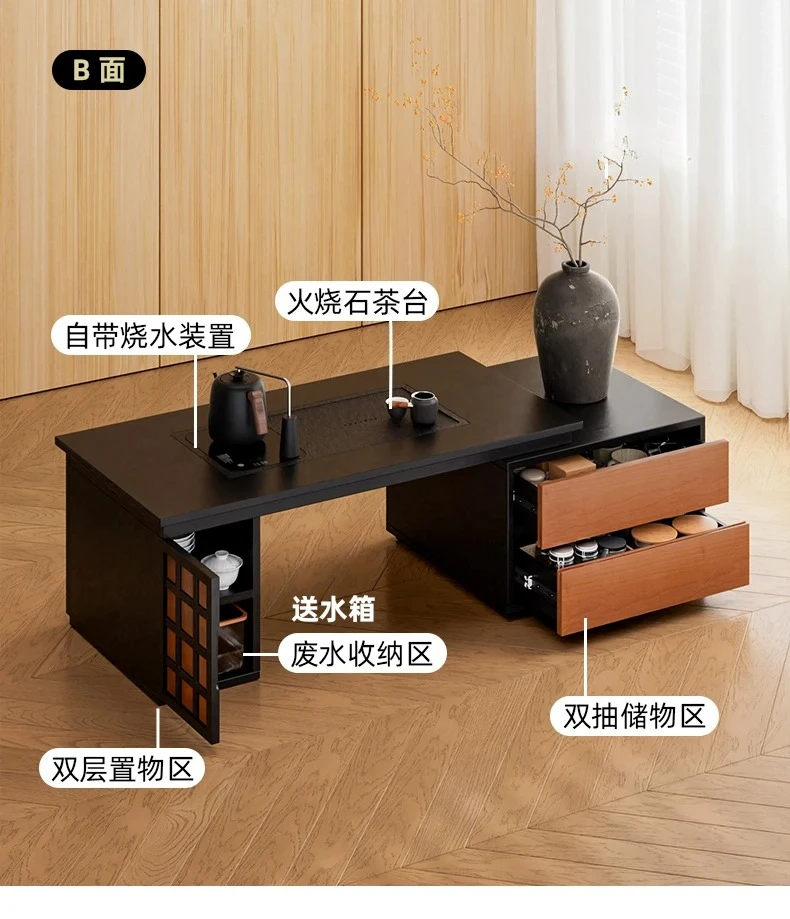 Simple mobile tea table home light luxury modern balcony small designer fashion home new
Simple mobile tea table home light luxury modern balcony small designer fashion home new