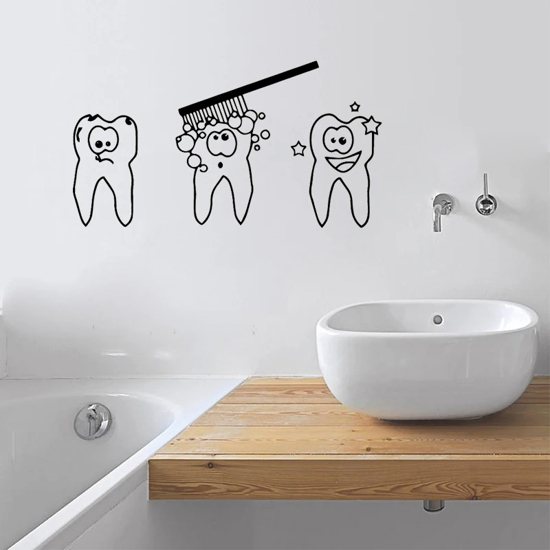 Brush Teeth Vinyl Wall Sticker Bathroom Waterproof Decals Dentist Clinic Art Mural Kidsroom Mural Tooth Poster
Brush Teeth Vinyl Wall Sticker Bathroom Waterproof Decals Dentist Clinic Art Mural Kidsroom Mural Tooth Poster