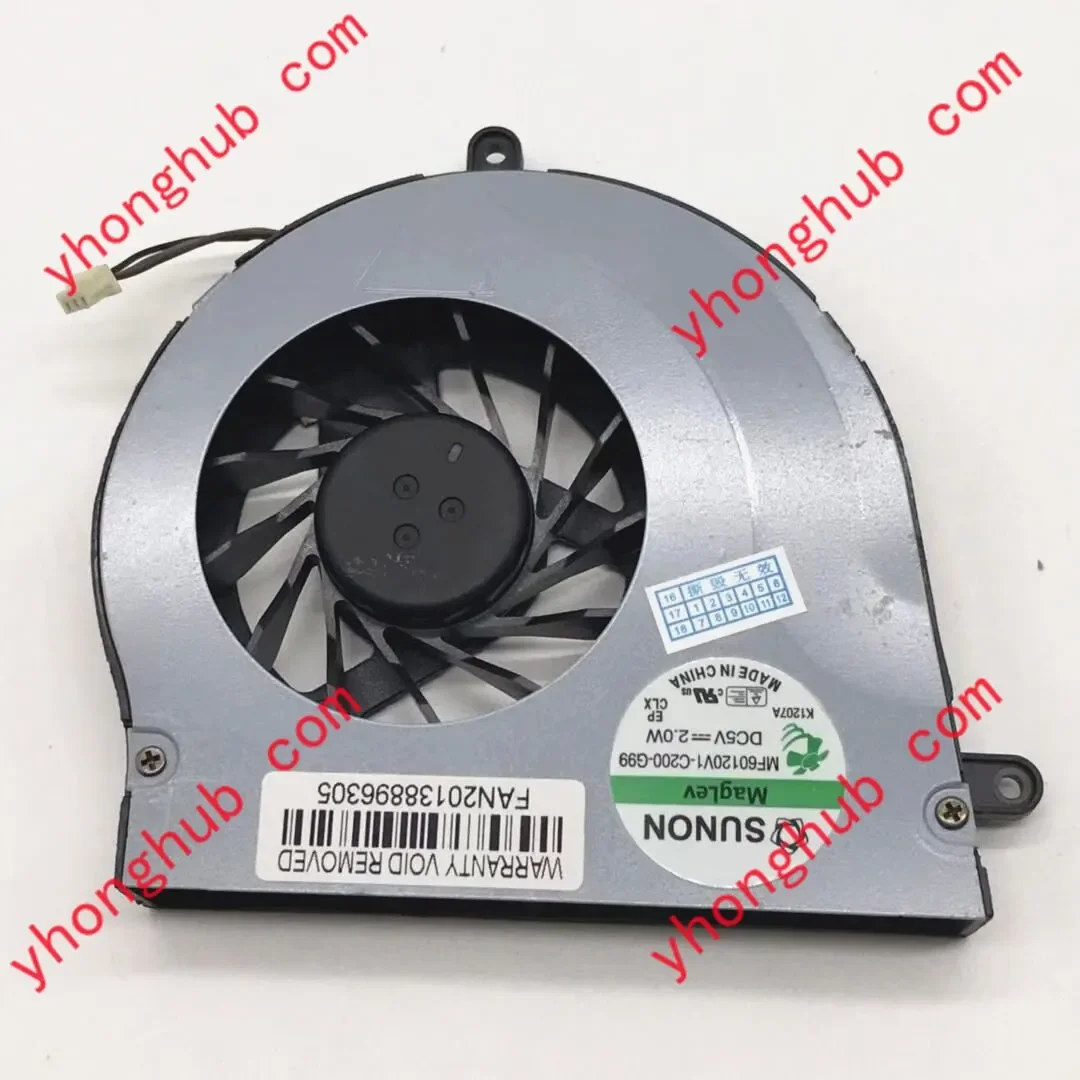 SUNON MF60120V1-C201-G99 MF60120V1-C200-G99 3-проводной охлаждающий вентилятор для сервера постоянного тока 5 В 2,0 Вт
SUNON MF60120V1-C201-G99 MF60120V1-C200-G99 3-проводной охлаждающий вентилятор для сервера постоянного тока 5 В 2,0 Вт
