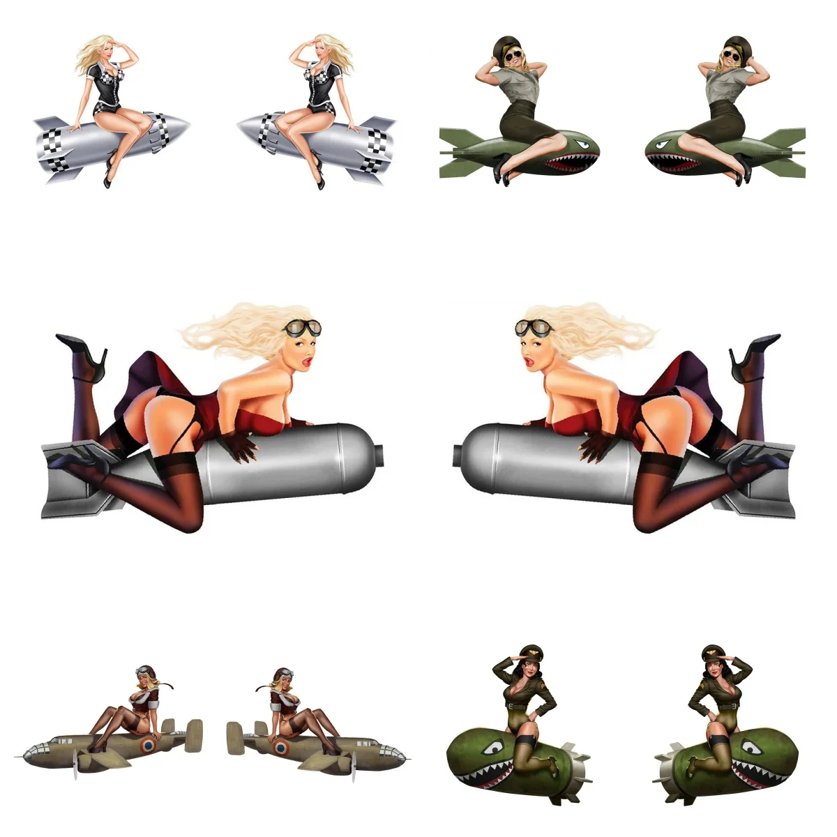 Funny Cartoon Rocket Bomb Girl Decal Vinyl Decal Car Stickers Waterproof Decoration Auto Styling for Truck Motorcycle
Funny Cartoon Rocket Bomb Girl Decal Vinyl Decal Car Stickers Waterproof Decoration Auto Styling for Truck Motorcycle
