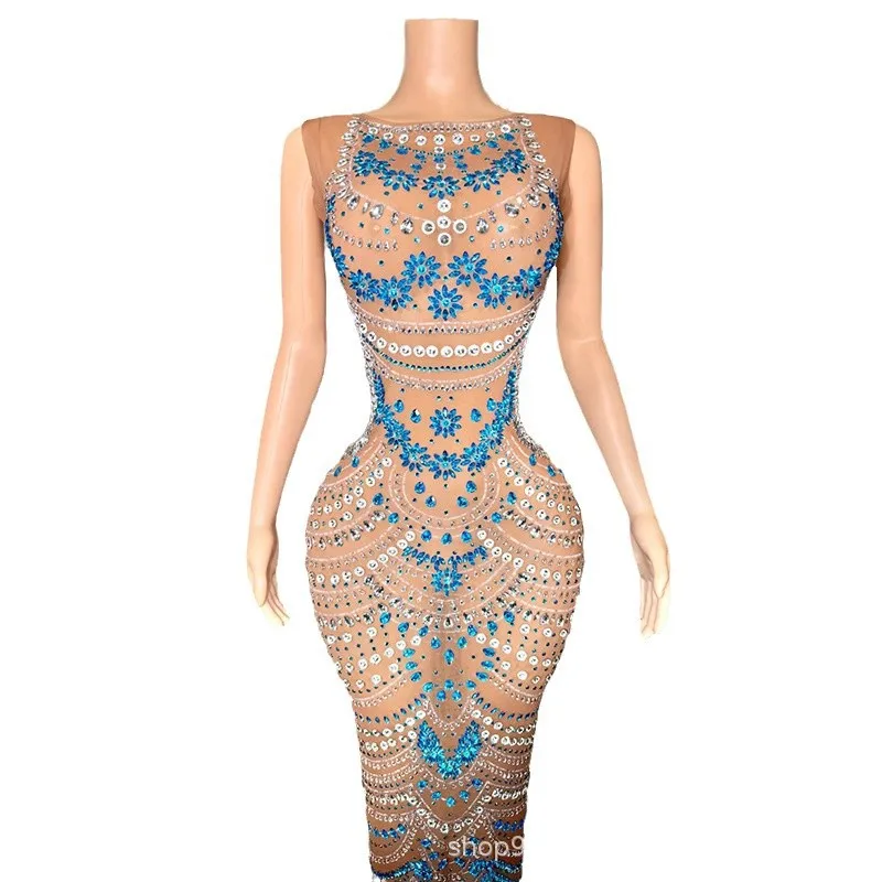 Luxury Bright Diamond Cocktail Party Fashion Dress Adult Model Walk Show Trendy Company Annual Meeting Dress Dresses Woman Party
Luxury Bright Diamond Cocktail Party Fashion Dress Adult Model Walk Show Trendy Company Annual Meeting Dress Dresses Woman Party