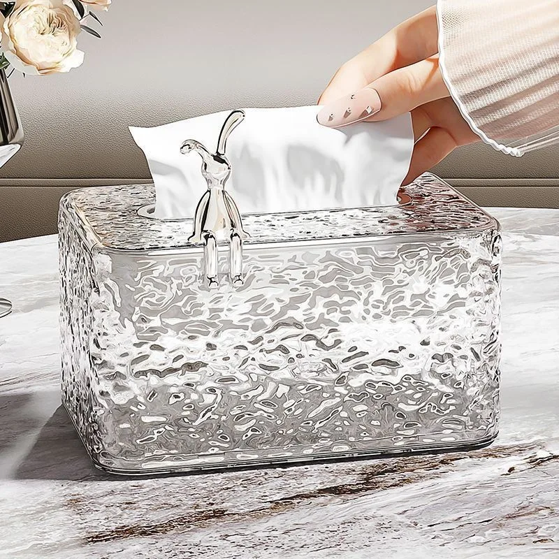 Light luxury water ripple tissue box storage organizer durable stylish dustproof design multifunctional visual design
Light luxury water ripple tissue box storage organizer durable stylish dustproof design multifunctional visual design