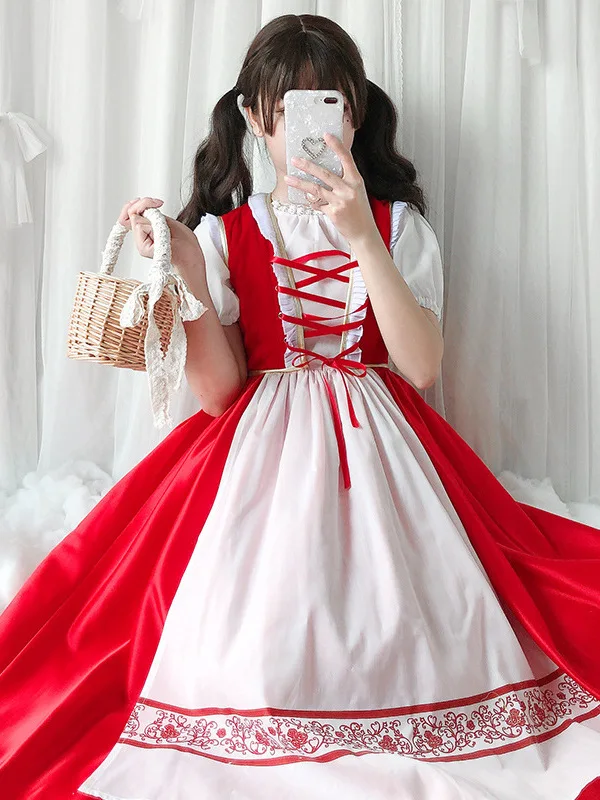 Красный плащ с капюшоном, длинный плащ ведьмы, Хэллоуин, косплей, сценический костюм, Красная Шапочка и мама, волк, косплей для взрослых
Красный плащ с капюшоном, длинный плащ ведьмы, Хэллоуин, косплей, сценический костюм, Красная Шапочка и мама, волк, косплей для взрослых