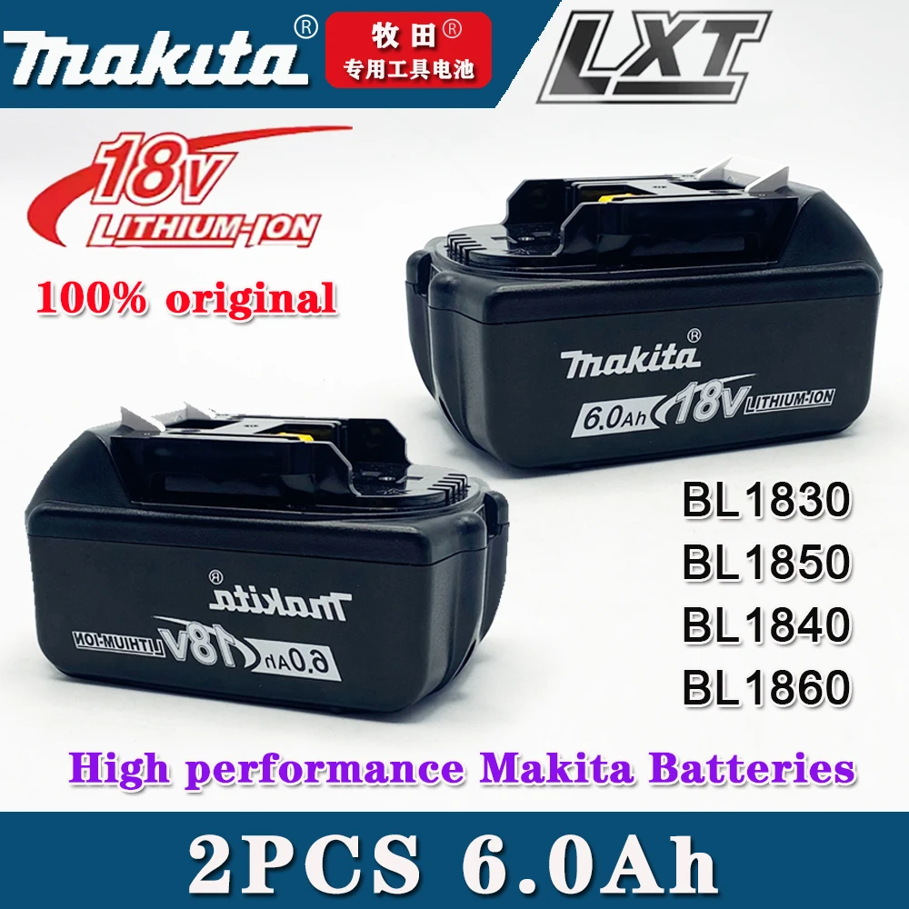 Makita 18V Battery 6.0Ah BL1850B Lithium ion Genuine Makita 18V Battery BL1850 BL1860 BL1860B BL1840B
Makita 18V Battery 6.0Ah BL1850B Lithium ion Genuine Makita 18V Battery BL1850 BL1860 BL1860B BL1840B