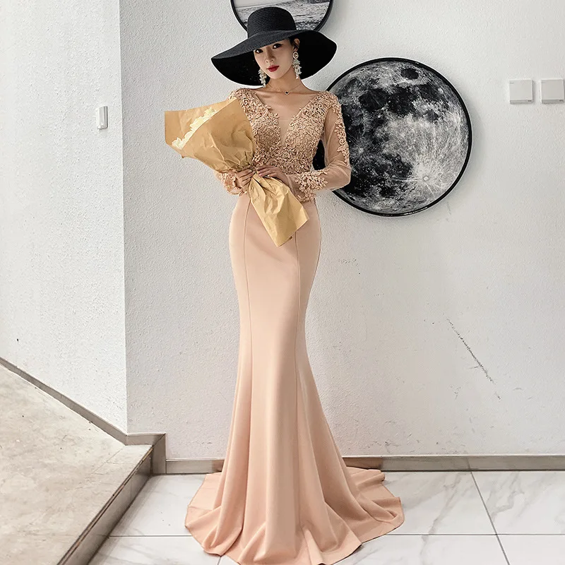 Floor Length Dress Women Dresses Gown Vestidos Y2k Streetwear V Neck Full Sleeve Hip Wrap Elegant Party Night Evening 2026
Floor Length Dress Women Dresses Gown Vestidos Y2k Streetwear V Neck Full Sleeve Hip Wrap Elegant Party Night Evening 2026