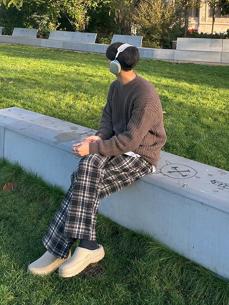 Waffle Plaid Pants for Men's Summer Loose Fit Oversized Male Wide Leg Pants Trendy and Versatile Casual Sports Trousers S47
Waffle Plaid Pants for Men's Summer Loose Fit Oversized Male Wide Leg Pants Trendy and Versatile Casual Sports Trousers S47