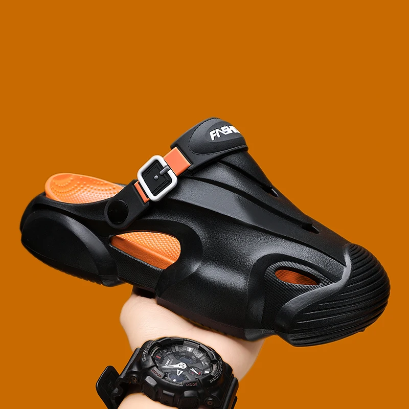 Mens Sandals Summer Shoes for Men Fashion Slippers Thick Soft Bottom Clogs for Men Casual Beach Shoes Hollow Out Garden Shoes
Mens Sandals Summer Shoes for Men Fashion Slippers Thick Soft Bottom Clogs for Men Casual Beach Shoes Hollow Out Garden Shoes