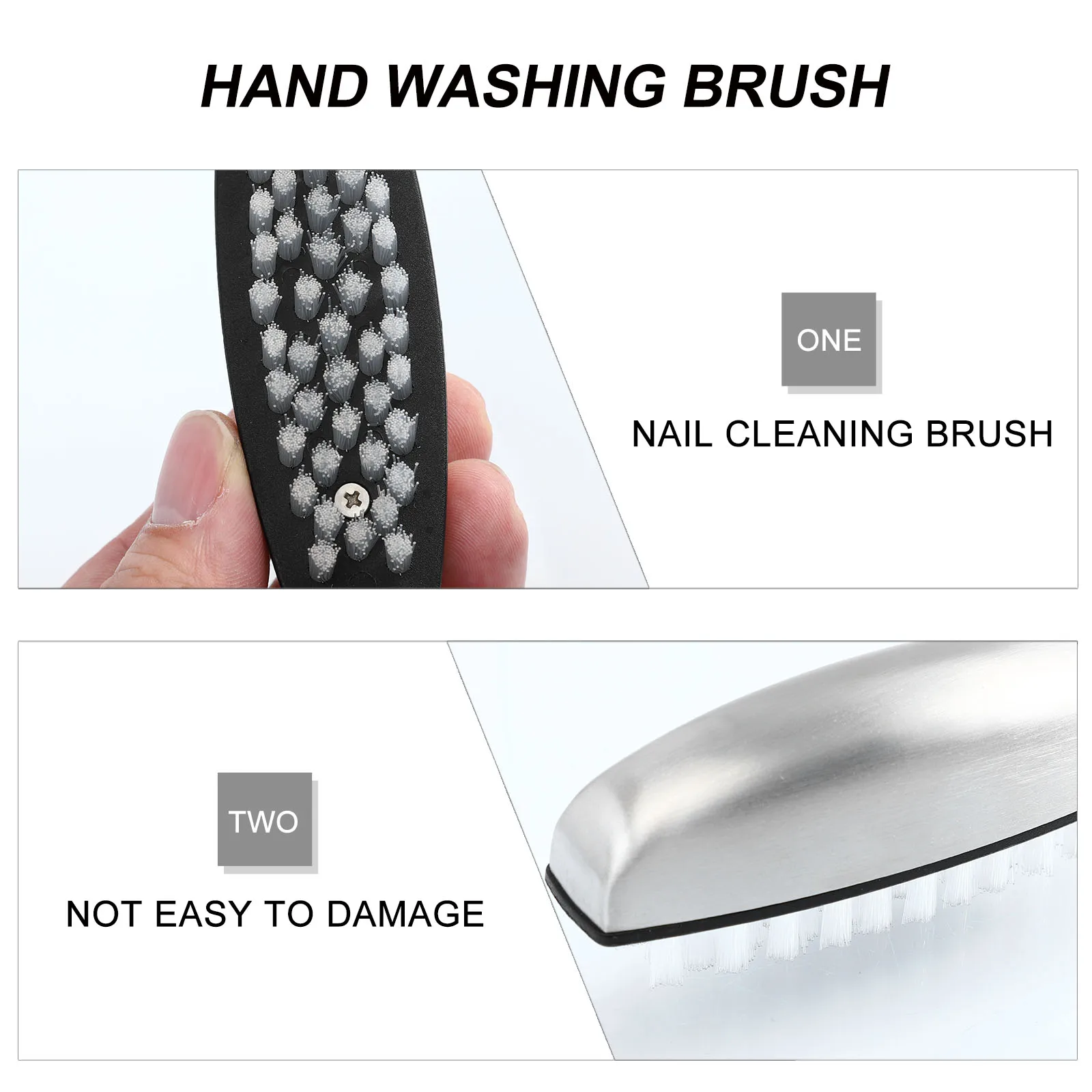 Nail Cleaning Brush Hand Wash Flexible Bristles Manicure Kitchen Bathroom Tools Garlic Smell Remover Nail Brushes Stainless
Nail Cleaning Brush Hand Wash Flexible Bristles Manicure Kitchen Bathroom Tools Garlic Smell Remover Nail Brushes Stainless