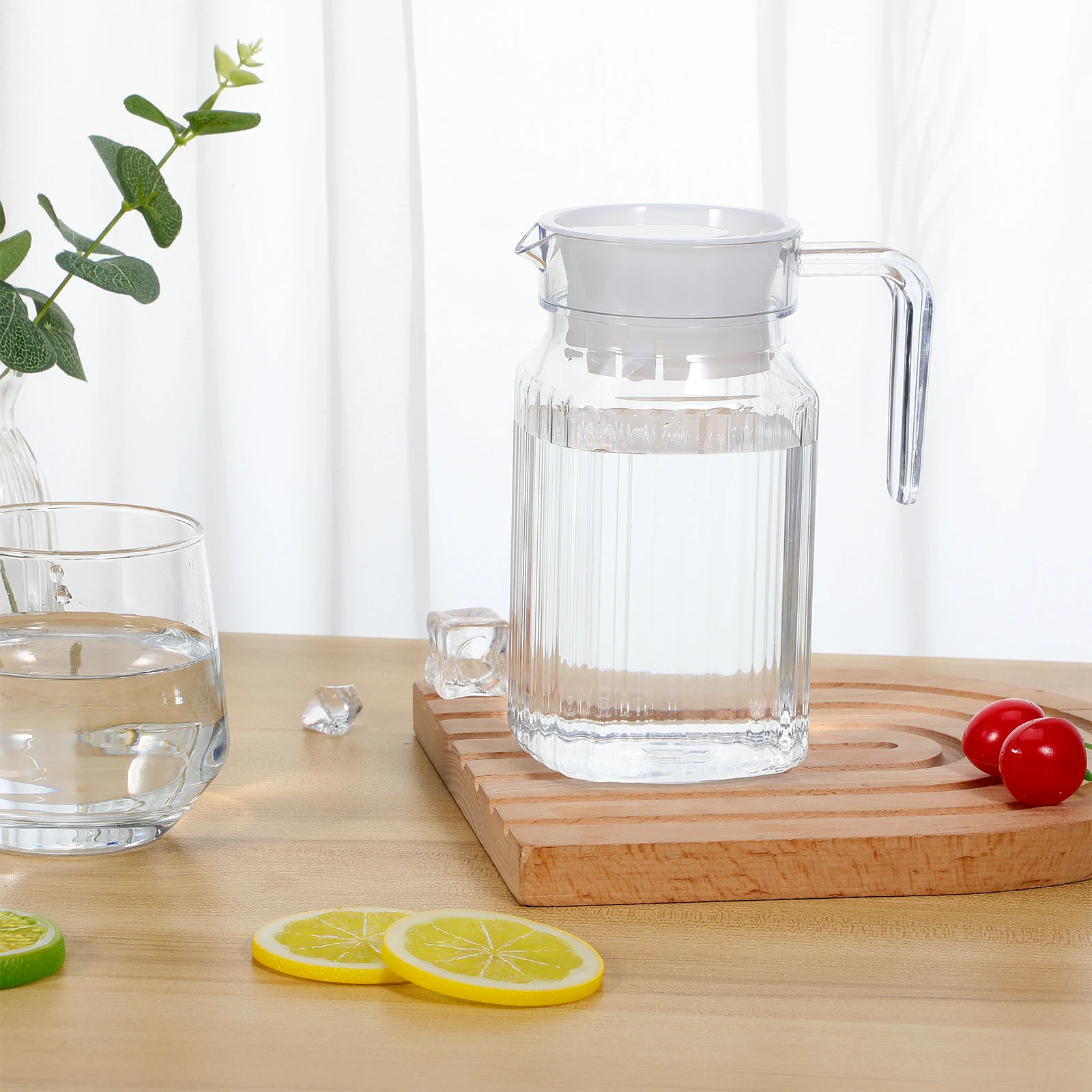 Cold Kettle Large Transparent Plastic Pitcher Heat Resistant Anti Explosion Refillable For Picnic Party Swimming Pool Cold Water
Cold Kettle Large Transparent Plastic Pitcher Heat Resistant Anti Explosion Refillable For Picnic Party Swimming Pool Cold Water