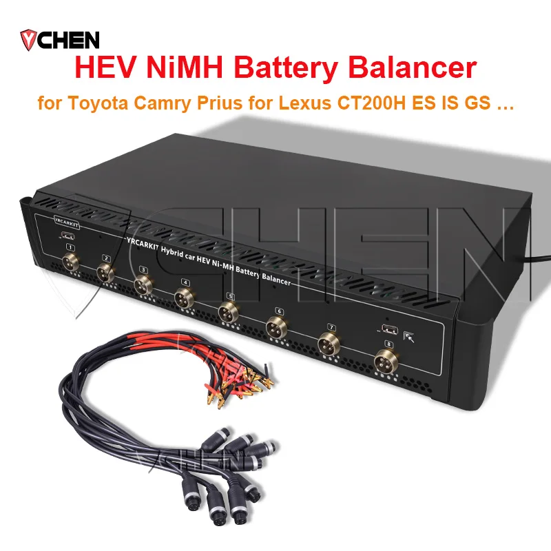HEV Hybrid Car NiMH Battery Balancer For Toyota Camry Prius Levin for Lexus CT200H ES IS GS Tool Charger Discharge Test Device
HEV Hybrid Car NiMH Battery Balancer For Toyota Camry Prius Levin for Lexus CT200H ES IS GS Tool Charger Discharge Test Device