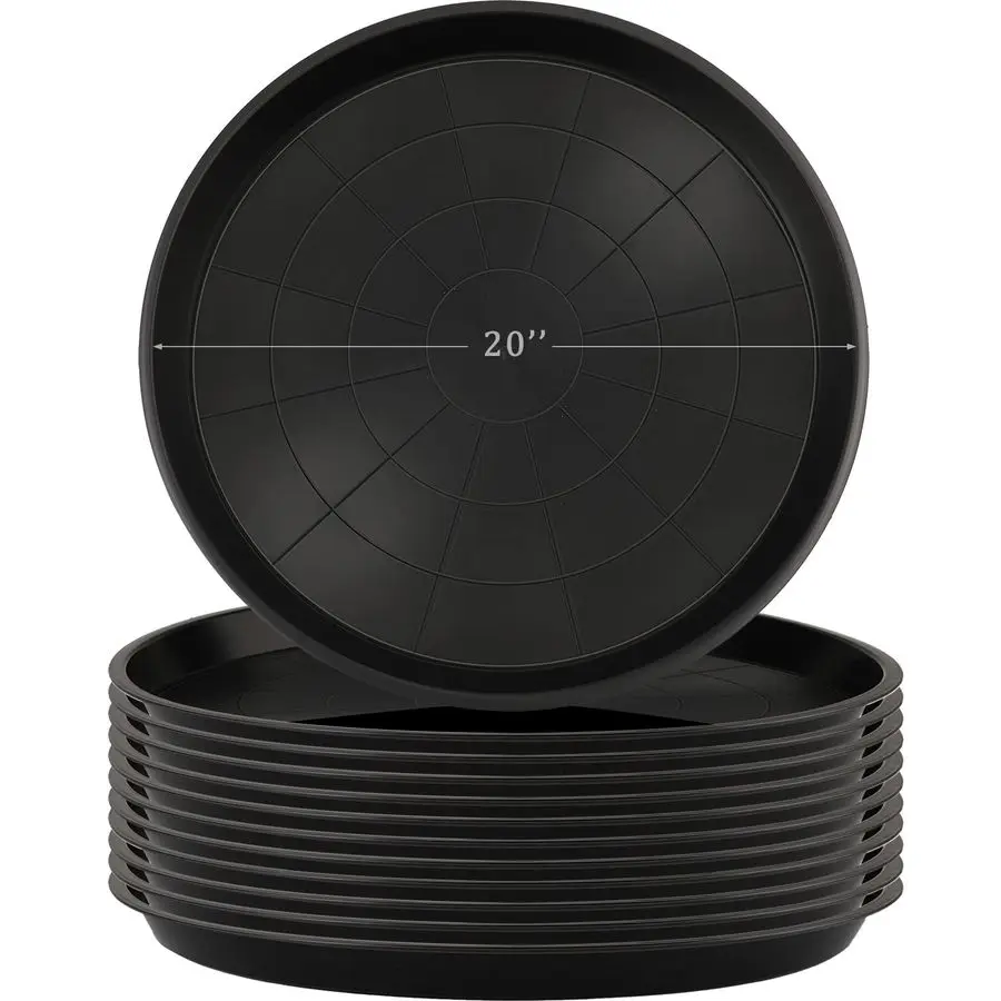12 Pcs Plastic Plant Saucers Round Plant Tray Large Flower Pot Heavy Duty Planter Water Trays Thick Planter Drip Saucers for Ind
12 Pcs Plastic Plant Saucers Round Plant Tray Large Flower Pot Heavy Duty Planter Water Trays Thick Planter Drip Saucers for Ind