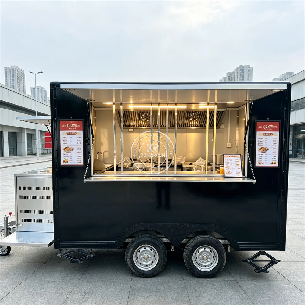 Factory Supply Stainless Steel Kitchen Mobile Restaurant Trailer Food Trailer Mobile Pizza Burger Food Truck With Water System
Factory Supply Stainless Steel Kitchen Mobile Restaurant Trailer Food Trailer Mobile Pizza Burger Food Truck With Water System