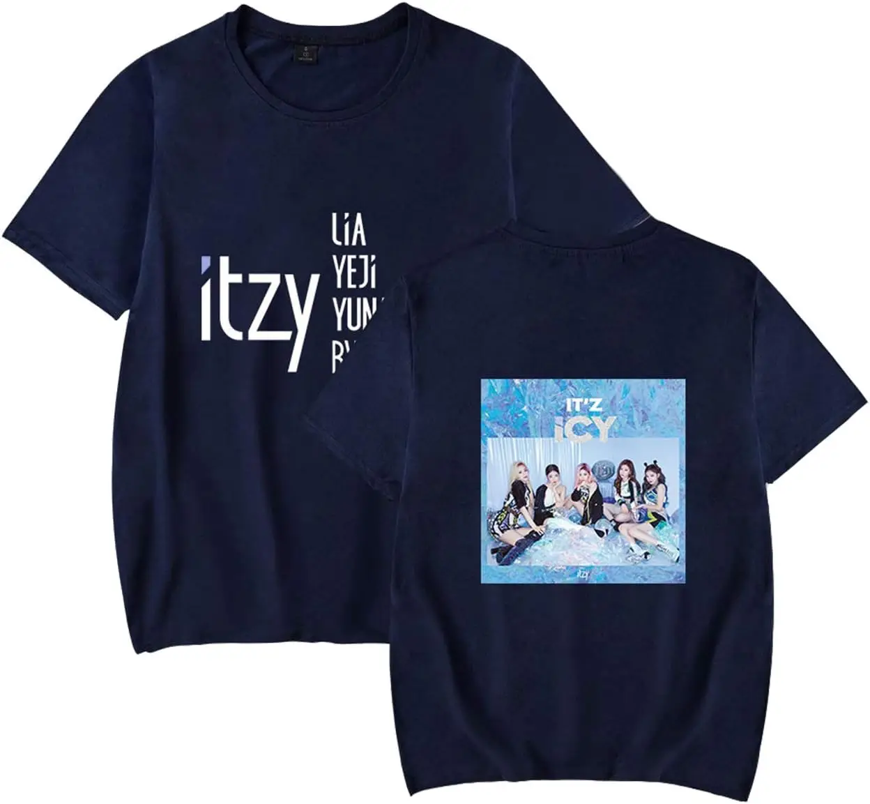 Футболка Xkpopfans Kpop ITZY, рубашки Album It's ICY, футболка Lia YeJi RyuJin Yuna для девочек
Футболка Xkpopfans Kpop ITZY, рубашки Album It's ICY, футболка Lia YeJi RyuJin Yuna для девочек