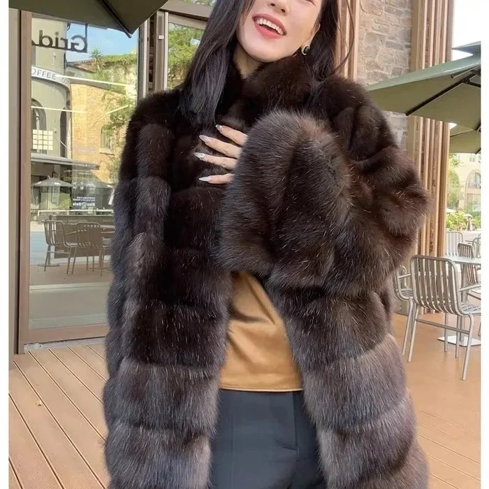 High end imitation Mink fur coat for women 2026 Winter New Thick Standing collar fur Coats Female Warm Parka Overcoat
High end imitation Mink fur coat for women 2026 Winter New Thick Standing collar fur Coats Female Warm Parka Overcoat