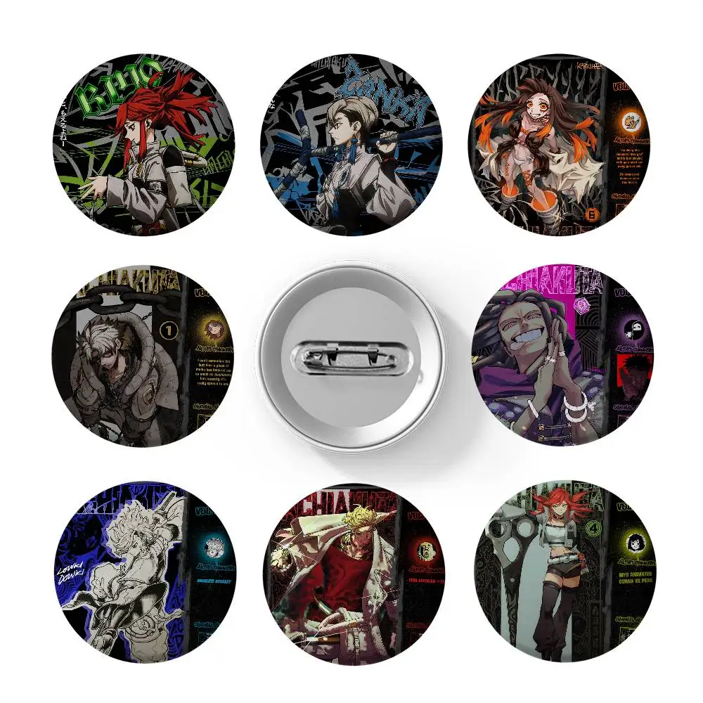 G-GachiakutaS Anime Cool Badges Round Exquisite Badge Brooches Creative Pins For Clothes Hat Backpack Gift Accessories
G-GachiakutaS Anime Cool Badges Round Exquisite Badge Brooches Creative Pins For Clothes Hat Backpack Gift Accessories