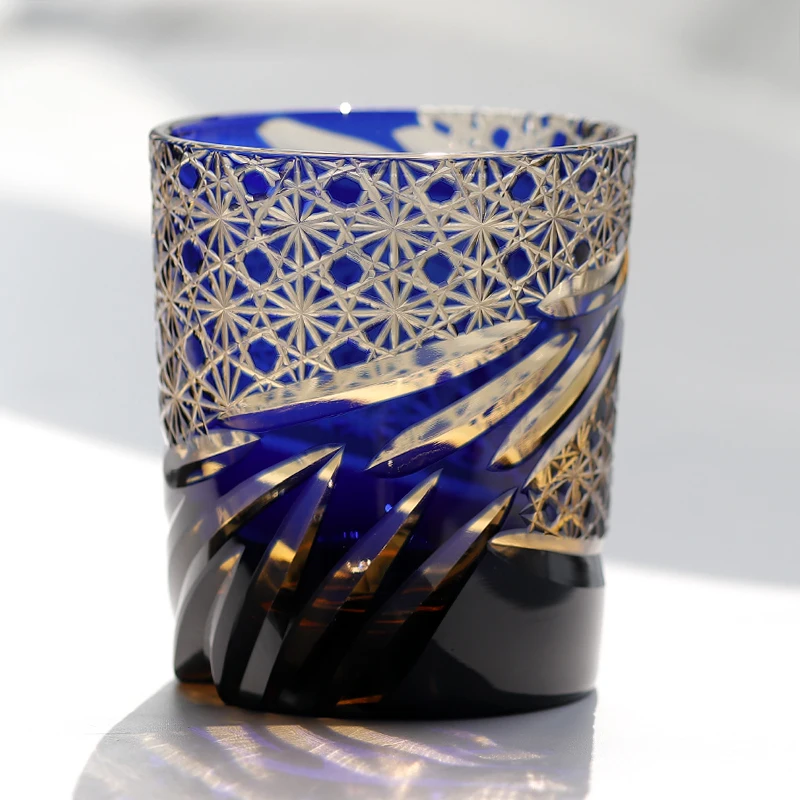 Edo Kiriko Japanese Old Fashioned Whiskey Glass Sake Cup Premium Crystal Cocktail Glass Rocks Glass Tumbler With Gift Box
Edo Kiriko Japanese Old Fashioned Whiskey Glass Sake Cup Premium Crystal Cocktail Glass Rocks Glass Tumbler With Gift Box