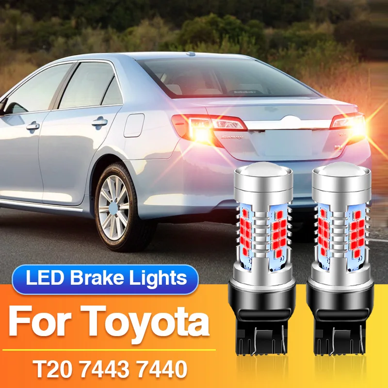 2×7443 LED Brake Light T20 7440 Lamps for Toyota Sienna/Avensis Verso/Aygo/Camry/Avalon/C-HR/Corolla/FJ Cruiser/IQ/Land Cruiser
2×7443 LED Brake Light T20 7440 Lamps for Toyota Sienna/Avensis Verso/Aygo/Camry/Avalon/C-HR/Corolla/FJ Cruiser/IQ/Land Cruiser