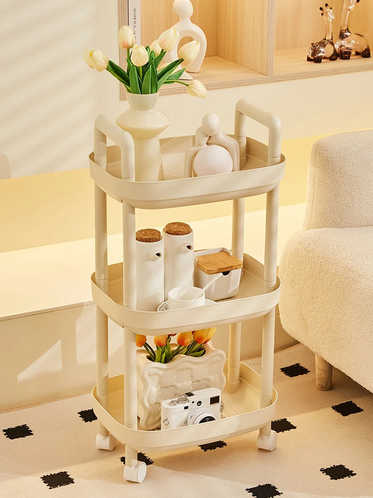 Mobile small cart storage rack modern minimalist internet celebrity Instagram style home living room bathroom multi-level simple
Mobile small cart storage rack modern minimalist internet celebrity Instagram style home living room bathroom multi-level simple