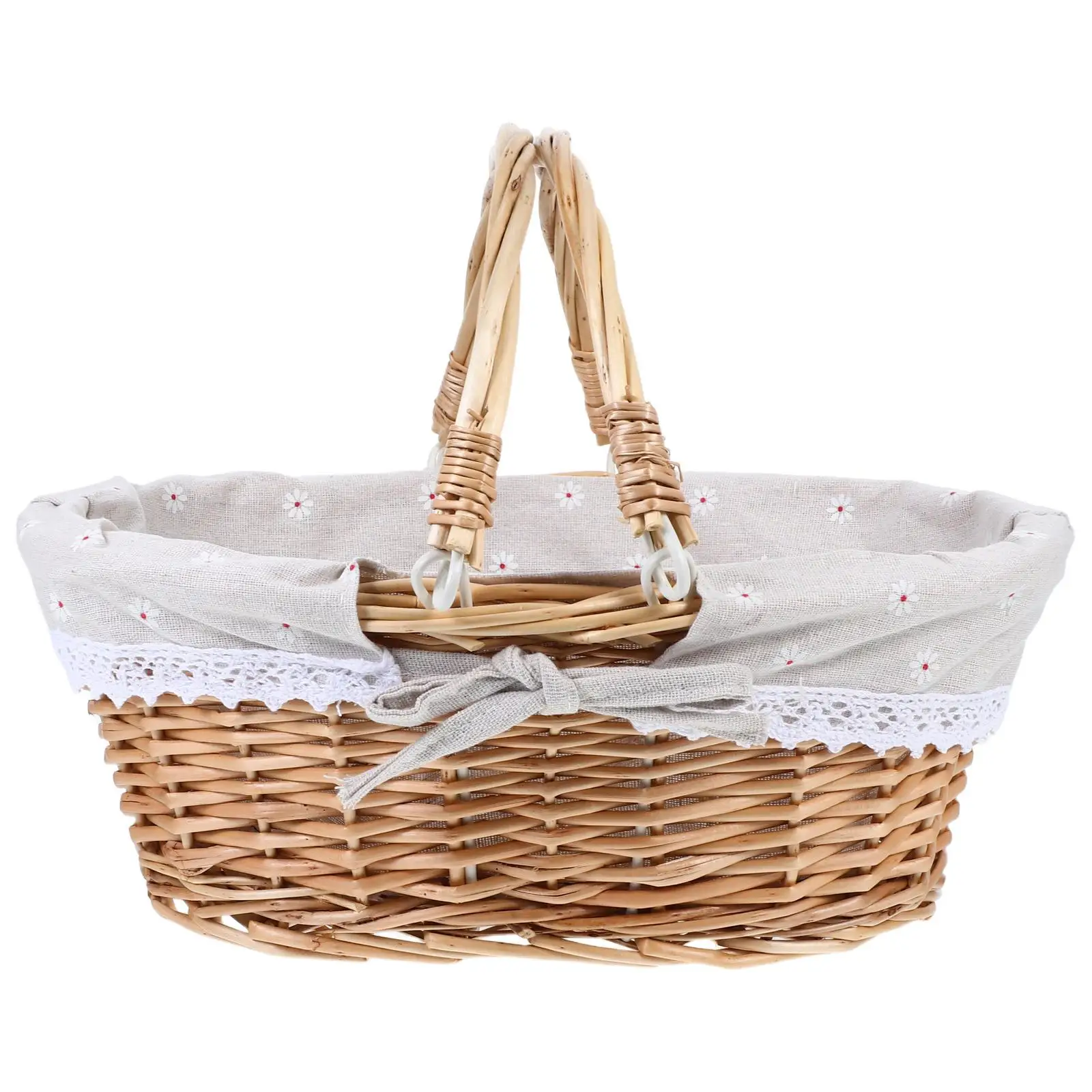 Wicker Picnic Basket Willow Woven Storage Home Decor Durable Material Portable Handmade Rattan Versatile Container
Wicker Picnic Basket Willow Woven Storage Home Decor Durable Material Portable Handmade Rattan Versatile Container