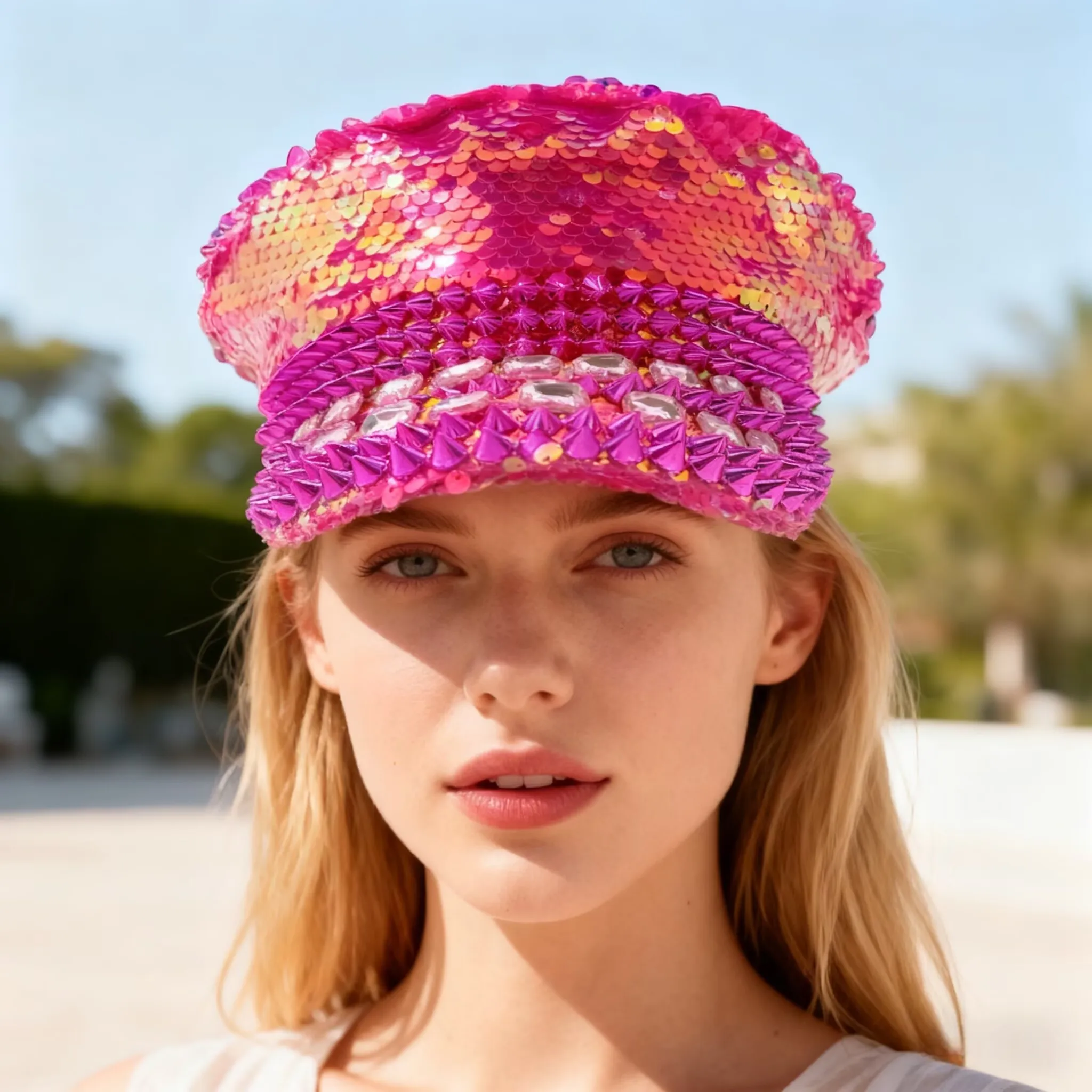 Carnival Costume Hat Adult, Captain Hats Rhinestone for Burning Man Festival Woman, Cosplay Female Accessories
Carnival Costume Hat Adult, Captain Hats Rhinestone for Burning Man Festival Woman, Cosplay Female Accessories