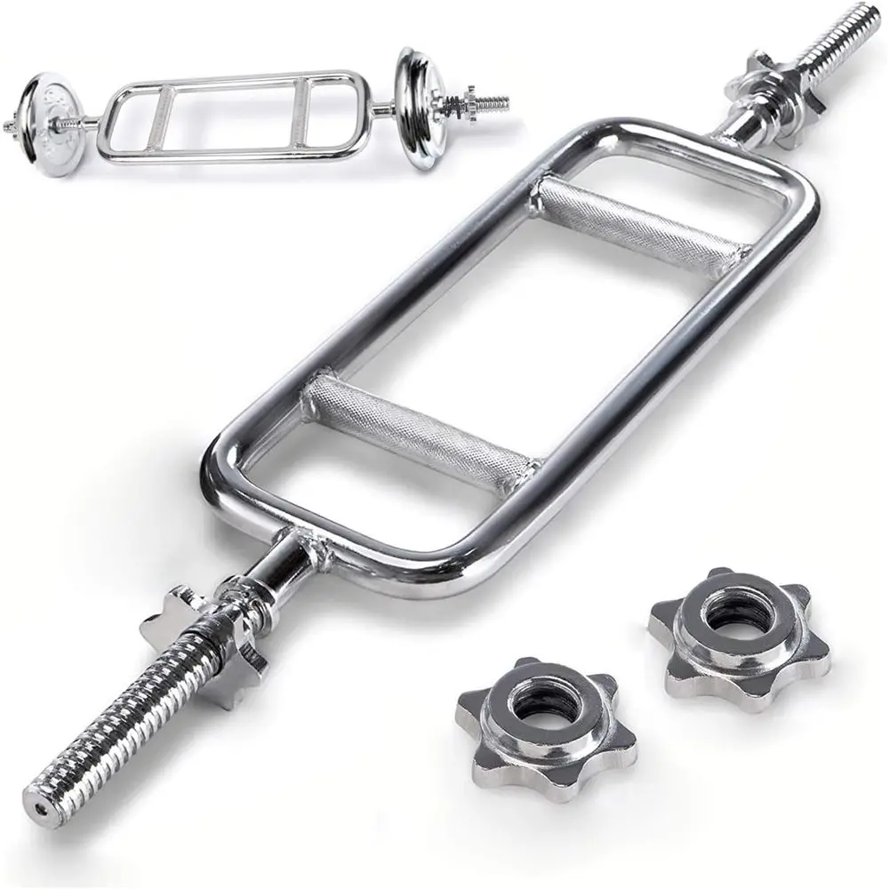 34-Inch Solid Steel Olympic Bar with Curl and Deadlift Features, Including 2 Ring Collars for Home Gym and Bodybuilding
34-Inch Solid Steel Olympic Bar with Curl and Deadlift Features, Including 2 Ring Collars for Home Gym and Bodybuilding