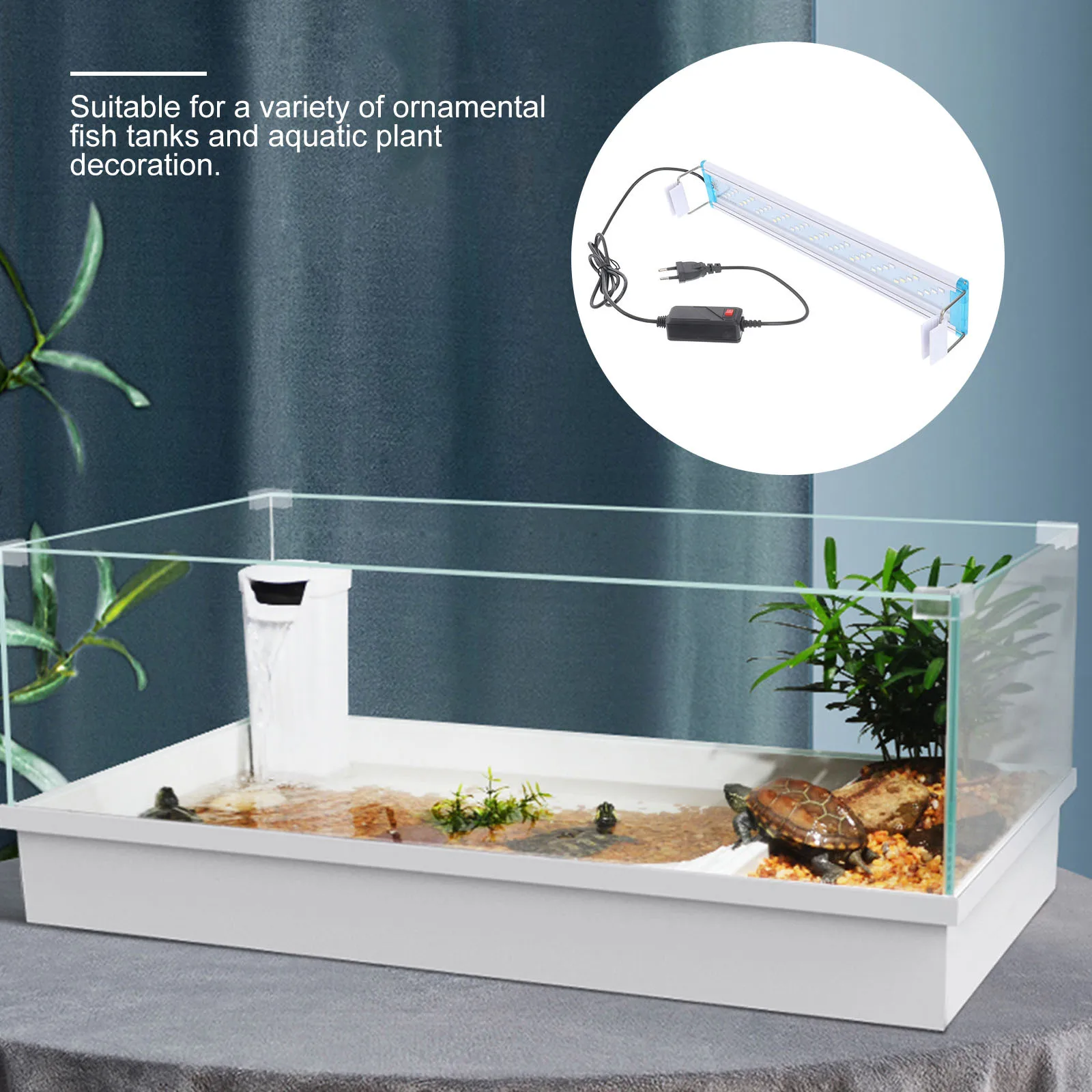 1Pcs Aquarium LED Lamp Fish Tank Landscaping Light Easy to Clean High Penetration for Various Tank Sizes Long Service Life
1Pcs Aquarium LED Lamp Fish Tank Landscaping Light Easy to Clean High Penetration for Various Tank Sizes Long Service Life