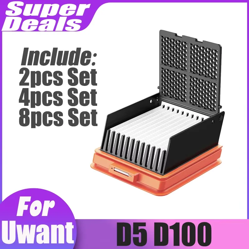 Hepa Filter For Uwant D100 D5 Wet Dry Vacuum Cleaner Accessories Replacement Spare Parts Kit
Hepa Filter For Uwant D100 D5 Wet Dry Vacuum Cleaner Accessories Replacement Spare Parts Kit