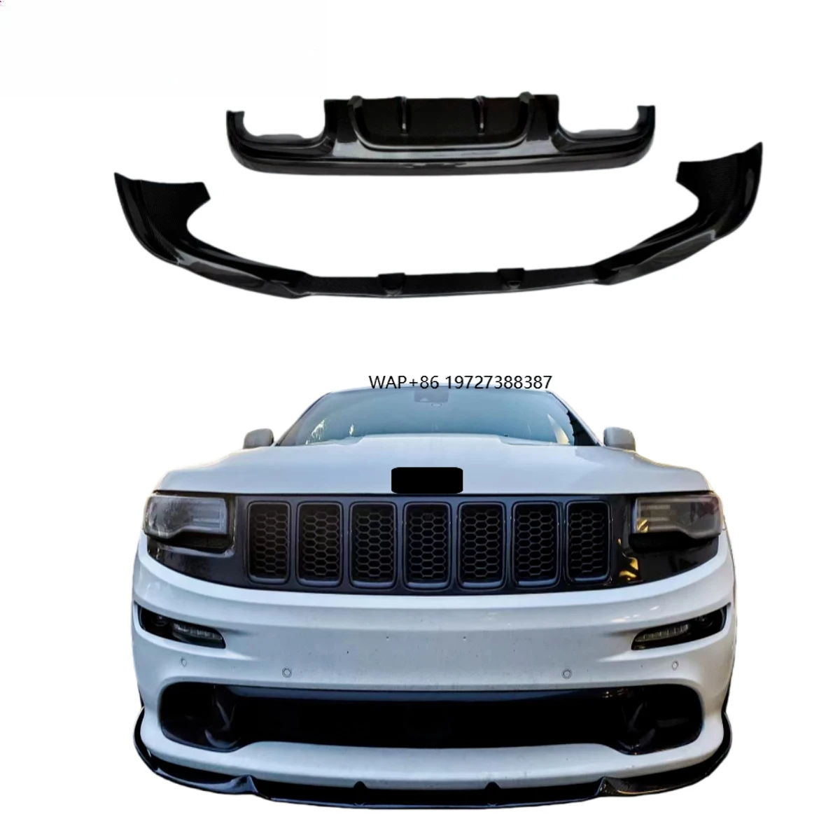 Modified Carbon Fiber Body Kit Front Lip and Rear Lip for Grand Cherokee Carbon Fiber Front Diffuser and Rear Diffuser
Modified Carbon Fiber Body Kit Front Lip and Rear Lip for Grand Cherokee Carbon Fiber Front Diffuser and Rear Diffuser