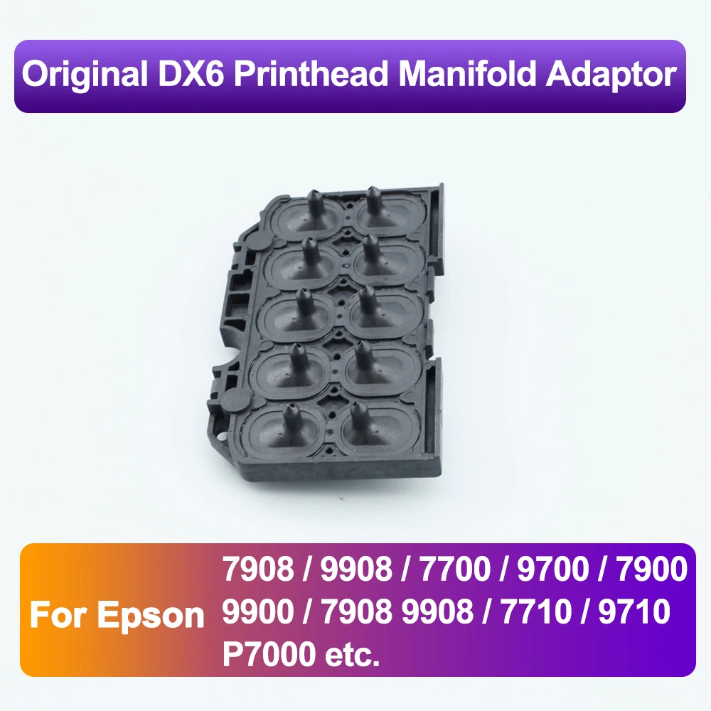 Оригинальный адаптер коллектора печатающей головки DX6 для Epson 7890 9890 7900 9900 7710 9710 7908 9908 7700 9700 P7000 Сольвент DTF
Оригинальный адаптер коллектора печатающей головки DX6 для Epson 7890 9890 7900 9900 7710 9710 7908 9908 7700 9700 P7000 Сольвент DTF