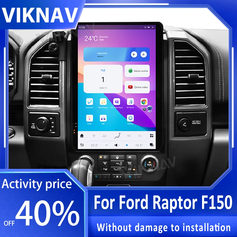 2K HD Screen Car Radio For FORD F150 2015-2022 IPS Multimedia Player Stereo Head Unit Android 12.0 Auto Wireless CarPlay 8 Core
2K HD Screen Car Radio For FORD F150 2015-2022 IPS Multimedia Player Stereo Head Unit Android 12.0 Auto Wireless CarPlay 8 Core
