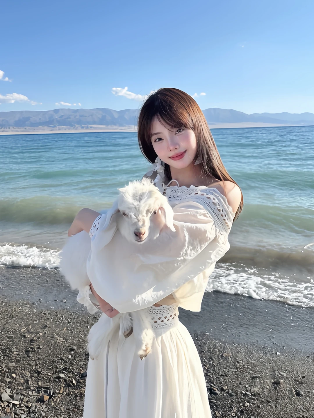 Summer New Style Women's Travel Clothing Long Sleeve Shirt with Belt Half-length Skirt White Color Holiday Fashion Set
Summer New Style Women's Travel Clothing Long Sleeve Shirt with Belt Half-length Skirt White Color Holiday Fashion Set
