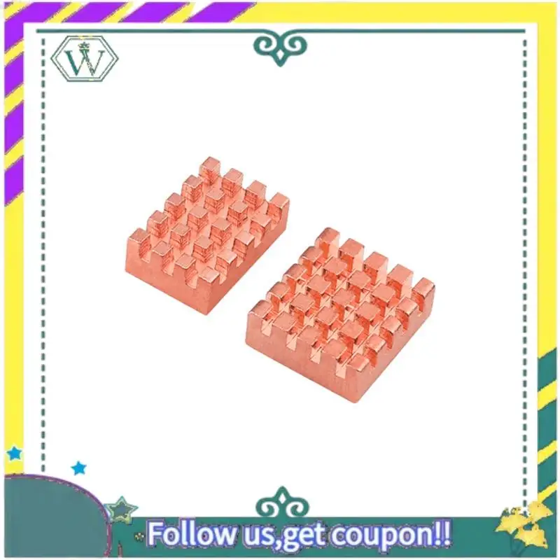 A28Q-For Orangepi Orange Pi Zero 2W Pure Copper Heat Sink For Orangepi CPU Motherboard Cooling Multi-Functional Heat Sinks Durab
A28Q-For Orangepi Orange Pi Zero 2W Pure Copper Heat Sink For Orangepi CPU Motherboard Cooling Multi-Functional Heat Sinks Durab