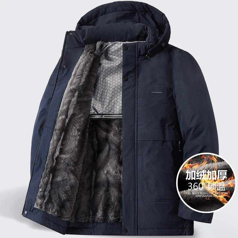 Thick Winter Parkas Male Fur Trench Overcoat Men's Casual Plush Jacket Fashion Heated Warm Jackets Coats Medium Long Warm Parka
Thick Winter Parkas Male Fur Trench Overcoat Men's Casual Plush Jacket Fashion Heated Warm Jackets Coats Medium Long Warm Parka