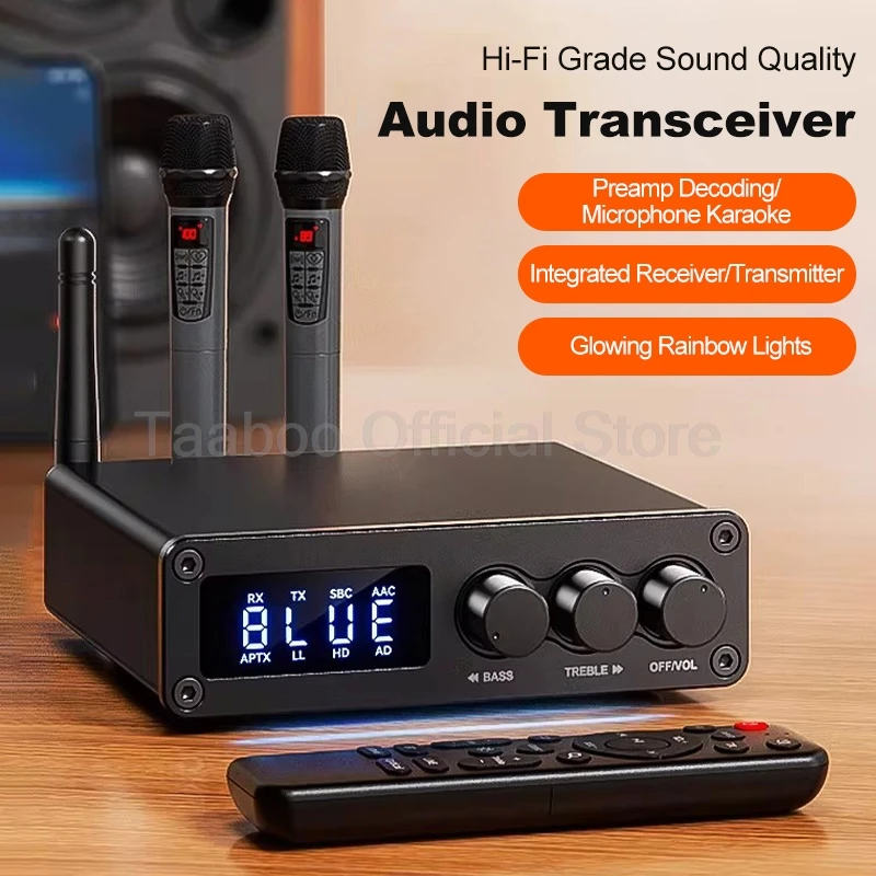 Hi-Fi Bluetooth-приемник-передатчик, цифровой аудиодекодер, оптический коаксиальный вход на аналоговый выход для усилителя, колонки с беспроводным микрофоном
Hi-Fi Bluetooth-приемник-передатчик, цифровой аудиодекодер, оптический коаксиальный вход на аналоговый выход для усилителя, колонки с беспроводным микрофоном