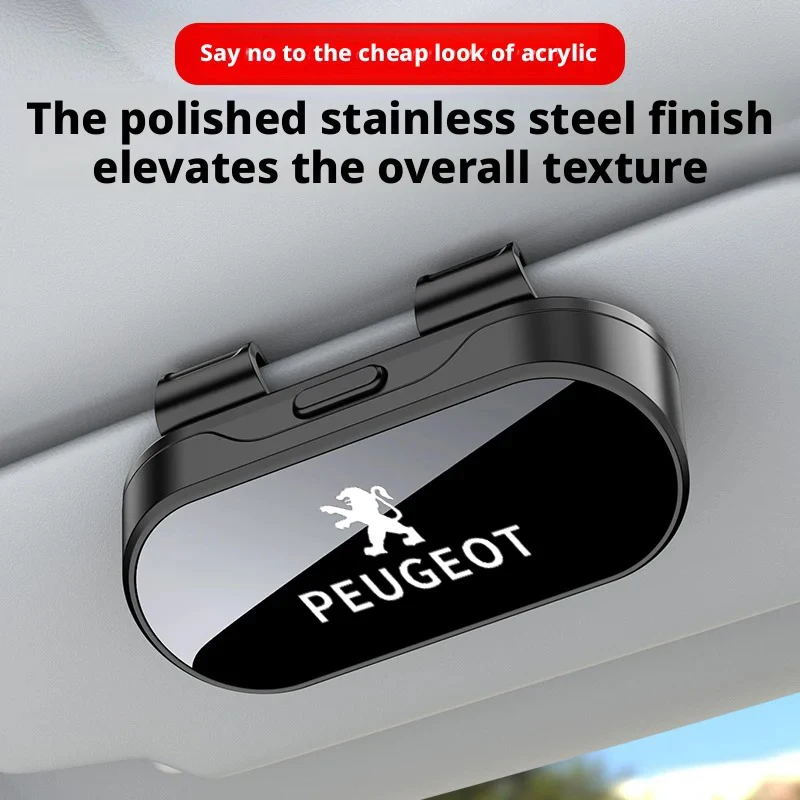 Car Visor Glasses Case Auto Case Anti-Scratch Eyeglasses Protection Box For Peugeot 206 308 307 207 3008 2008 407 508 408 CC RCZ
Car Visor Glasses Case Auto Case Anti-Scratch Eyeglasses Protection Box For Peugeot 206 308 307 207 3008 2008 407 508 408 CC RCZ