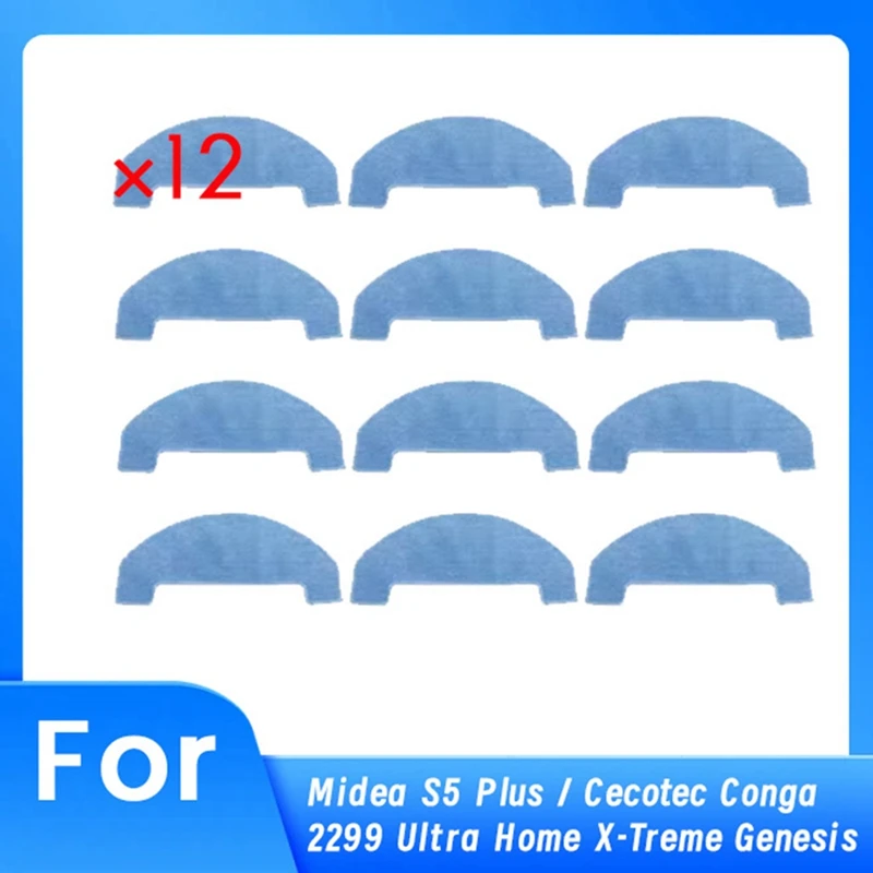 12 PCS Cleaning Rag For Midea S5 Plus / Cecotec Conga 2299 Ultra Home X-Treme Genesis Robot Vacuum
12 PCS Cleaning Rag For Midea S5 Plus / Cecotec Conga 2299 Ultra Home X-Treme Genesis Robot Vacuum
