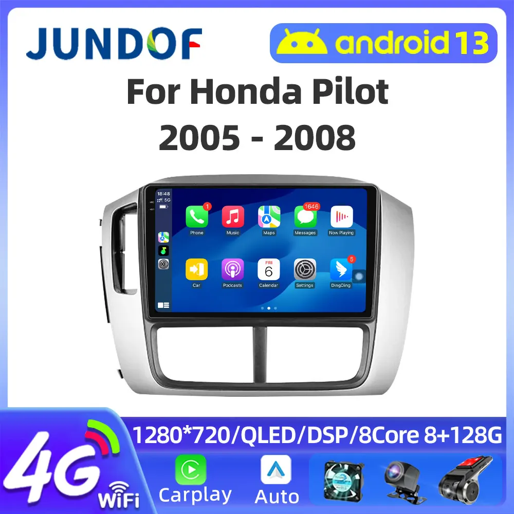 GPS Navigation Car Video Multimedia Player 4G for Honda Pilot 1 2005 2006 2007 2008 Android System QLED Screen Head Unit WiFi BT
GPS Navigation Car Video Multimedia Player 4G for Honda Pilot 1 2005 2006 2007 2008 Android System QLED Screen Head Unit WiFi BT
