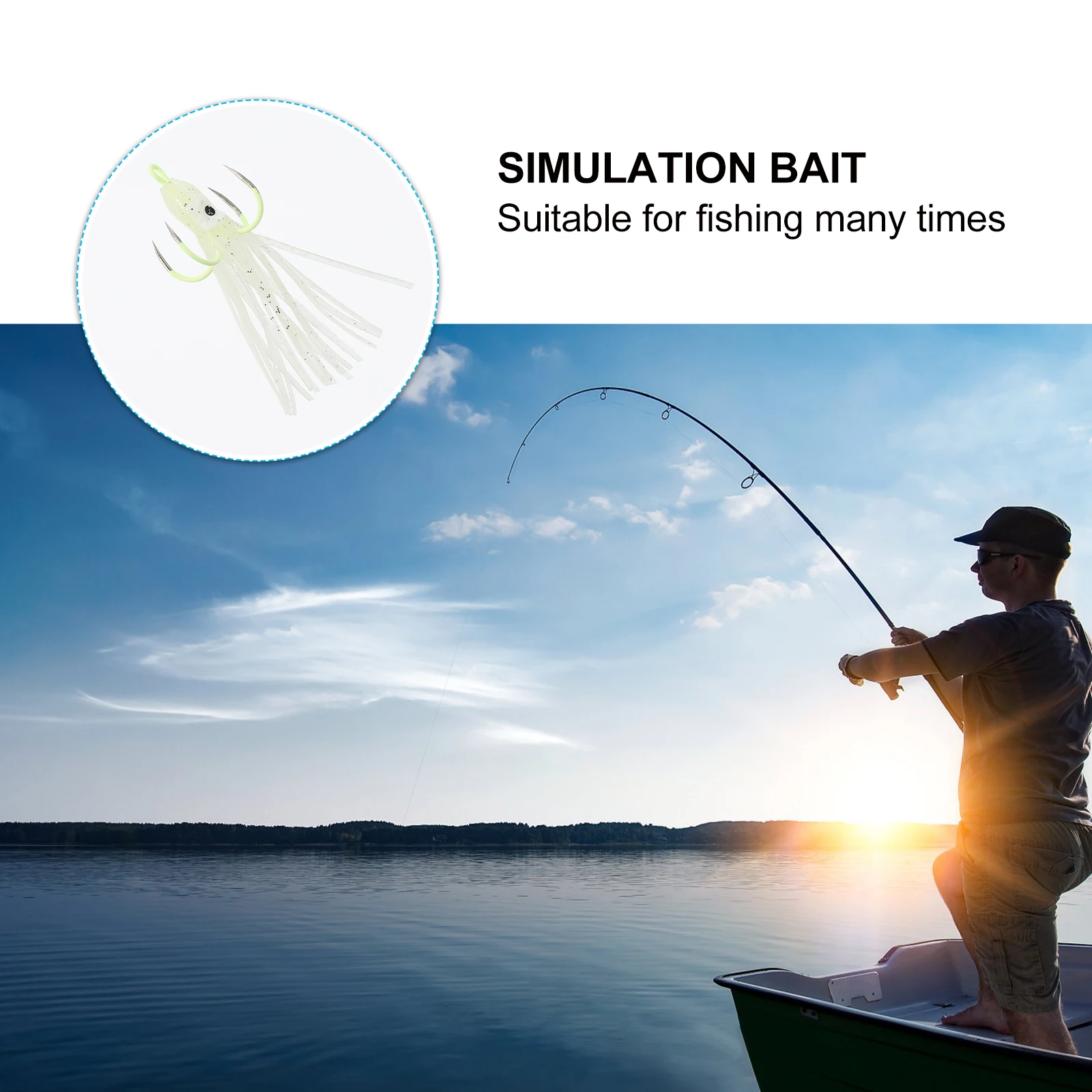 4pcs Luminous Octopus Hook Bait Fishing Lure Squid Plastic Saltwater Freshwater Bait Four Claw Hook Durable
4pcs Luminous Octopus Hook Bait Fishing Lure Squid Plastic Saltwater Freshwater Bait Four Claw Hook Durable