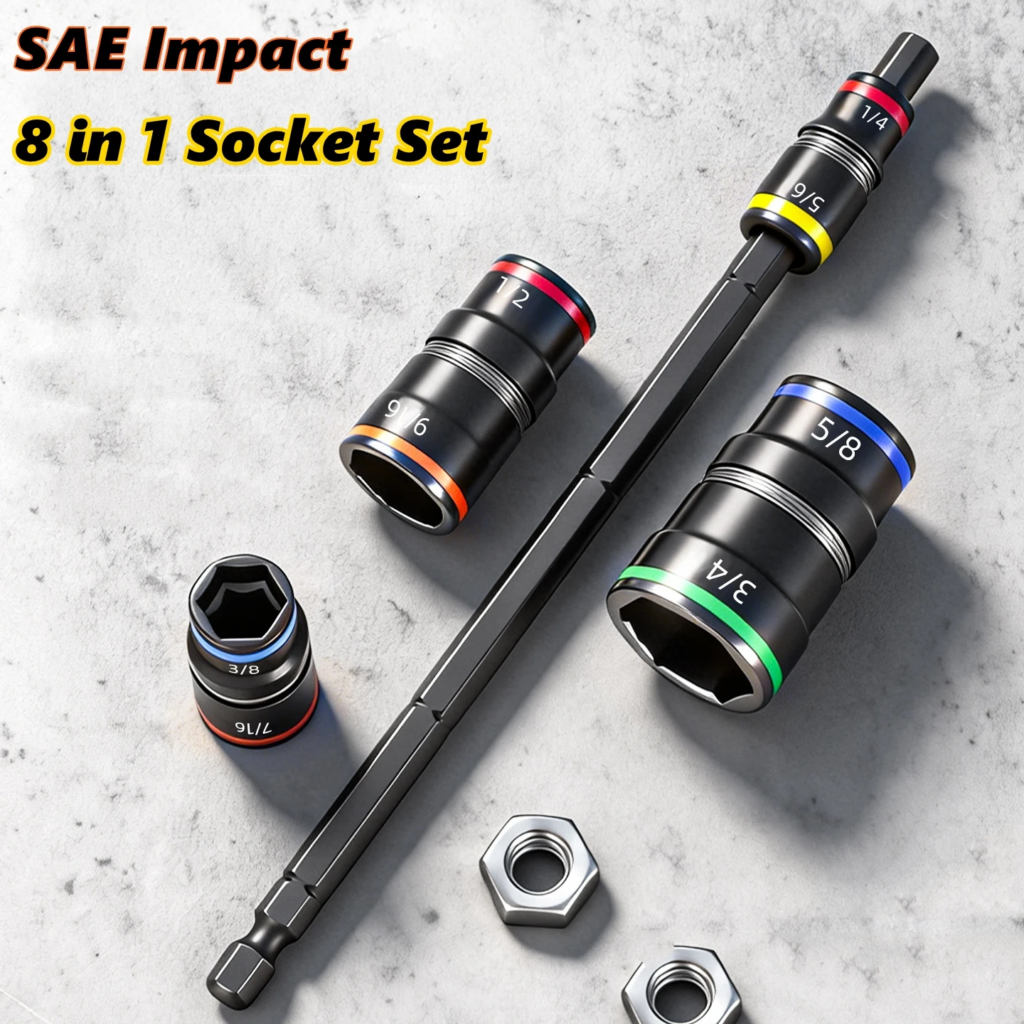 Набор ударных отверток SEA 8 в 1 с магнитными насадками 1/4-5/16, 3/8-7/16, 1/2-9/16, 5/8-3/4, цветной кодировкой и мощным магнитом
Набор ударных отверток SEA 8 в 1 с магнитными насадками 1/4-5/16, 3/8-7/16, 1/2-9/16, 5/8-3/4, цветной кодировкой и мощным магнитом