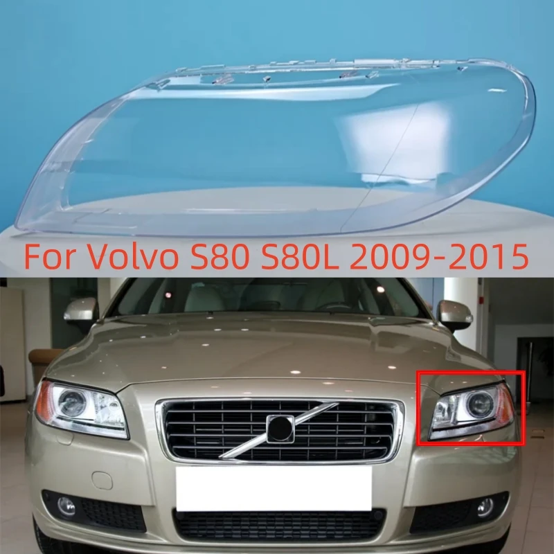 For Volvo S80 S80L 2009-2015 Auto Front Headlight Transparent Cover Shell Headlamp Transparent Lampshade Glass Lens Cover
For Volvo S80 S80L 2009-2015 Auto Front Headlight Transparent Cover Shell Headlamp Transparent Lampshade Glass Lens Cover
