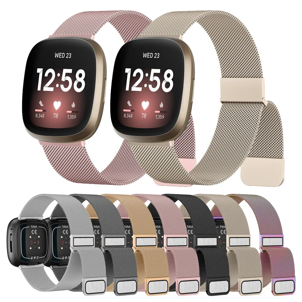 Ремешок для часов Fitbit Versa/Versa 2/Versa 3/Versa 4, браслет с магнитной петлей для Fitbit Versa Lite/Sense 2
Ремешок для часов Fitbit Versa/Versa 2/Versa 3/Versa 4, браслет с магнитной петлей для Fitbit Versa Lite/Sense 2
