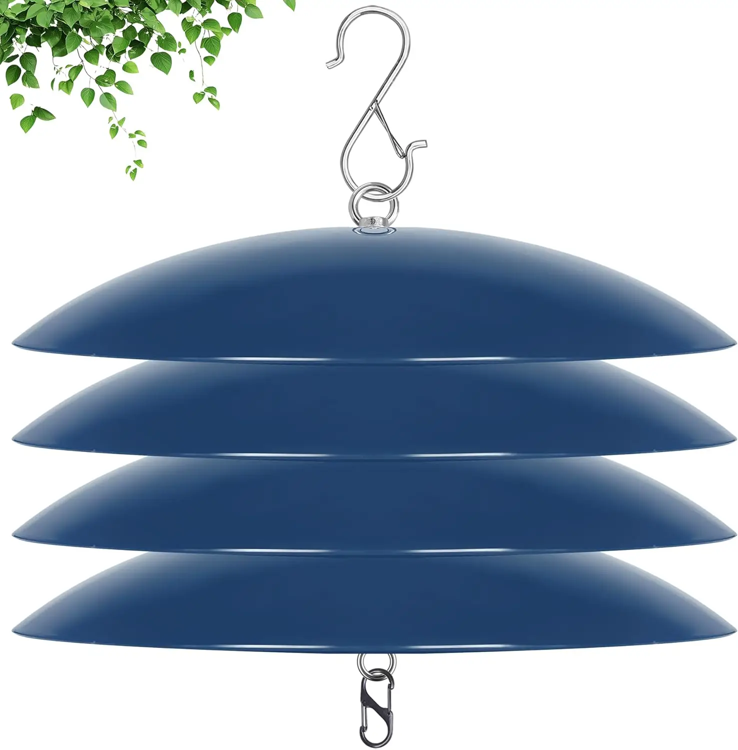 4-Pack 13" Bird Feeder Rain Cover, Hummingbird Feeder Guard, Dome Umbrella for Shepherd's Hook, Blue
4-Pack 13" Bird Feeder Rain Cover, Hummingbird Feeder Guard, Dome Umbrella for Shepherd's Hook, Blue