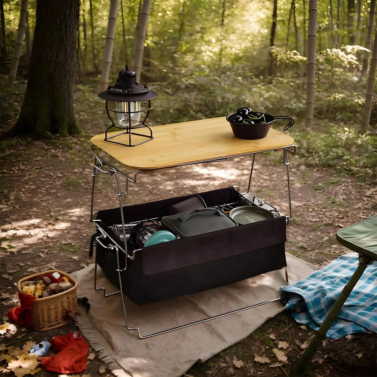 Folding Table For Camping Lightweight Foldable Table Outdoor Portable Desk Camping Accessory For Car Travel Indoor Garden Patio 
Folding Table For Camping Lightweight Foldable Table Outdoor Portable Desk Camping Accessory For Car Travel Indoor Garden Patio