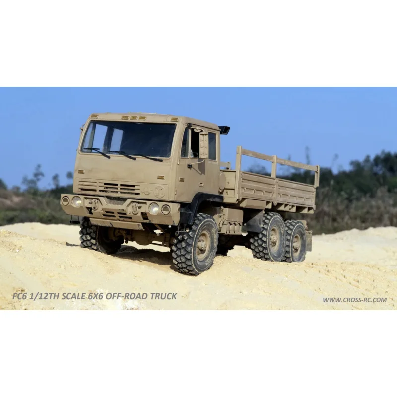 1:12 Военный грузовик с дистанционным управлением 6X6 CrossRC FC6 Радиоуправляемые автомобили 6WD Модель внедорожника Moldel
1:12 Военный грузовик с дистанционным управлением 6X6 CrossRC FC6 Радиоуправляемые автомобили 6WD Модель внедорожника Moldel
