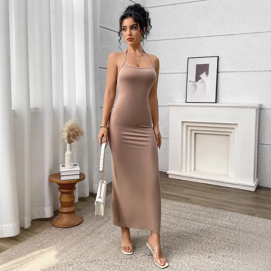 【New style】European and American dress sexy pure desire style slim figure peach hip suspender dress high-end women's summer wom
【New style】European and American dress sexy pure desire style slim figure peach hip suspender dress high-end women's summer wom