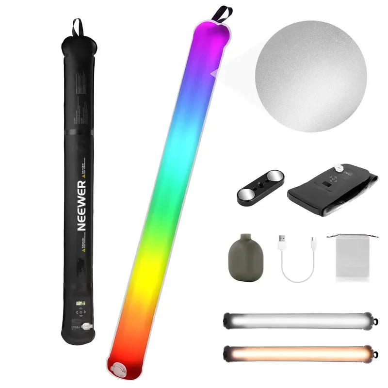 2026 For NEEWER BASICS GC30C 30W RGB Inflatable LED 5000mAh Battery 3000 Lux 2700K-6500K CRI95 PD45W Photographic Fill Light
2026 For NEEWER BASICS GC30C 30W RGB Inflatable LED 5000mAh Battery 3000 Lux 2700K-6500K CRI95 PD45W Photographic Fill Light