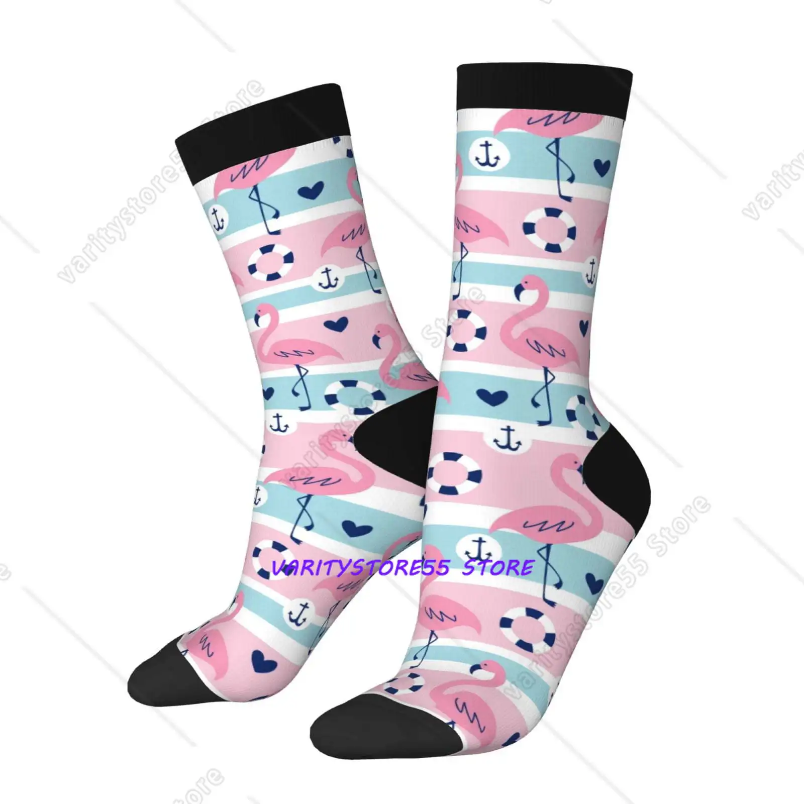 Pink Striped Flamingo Crew Print Adult Stockings Spring Leisure Comfortable Socks Printed Running Sports Non-Slip Socks
Pink Striped Flamingo Crew Print Adult Stockings Spring Leisure Comfortable Socks Printed Running Sports Non-Slip Socks